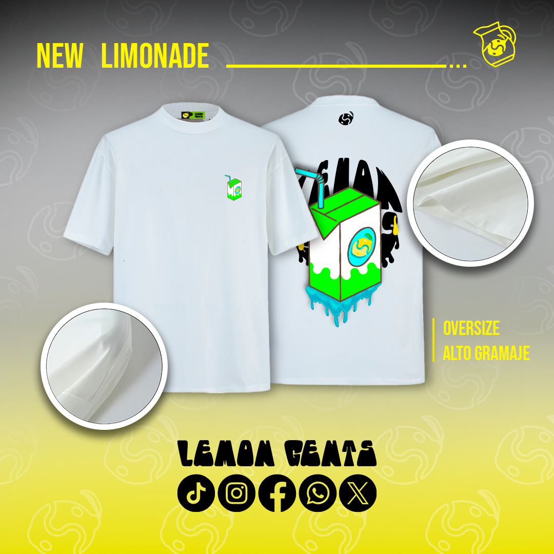 camisa oversize jugo lemon