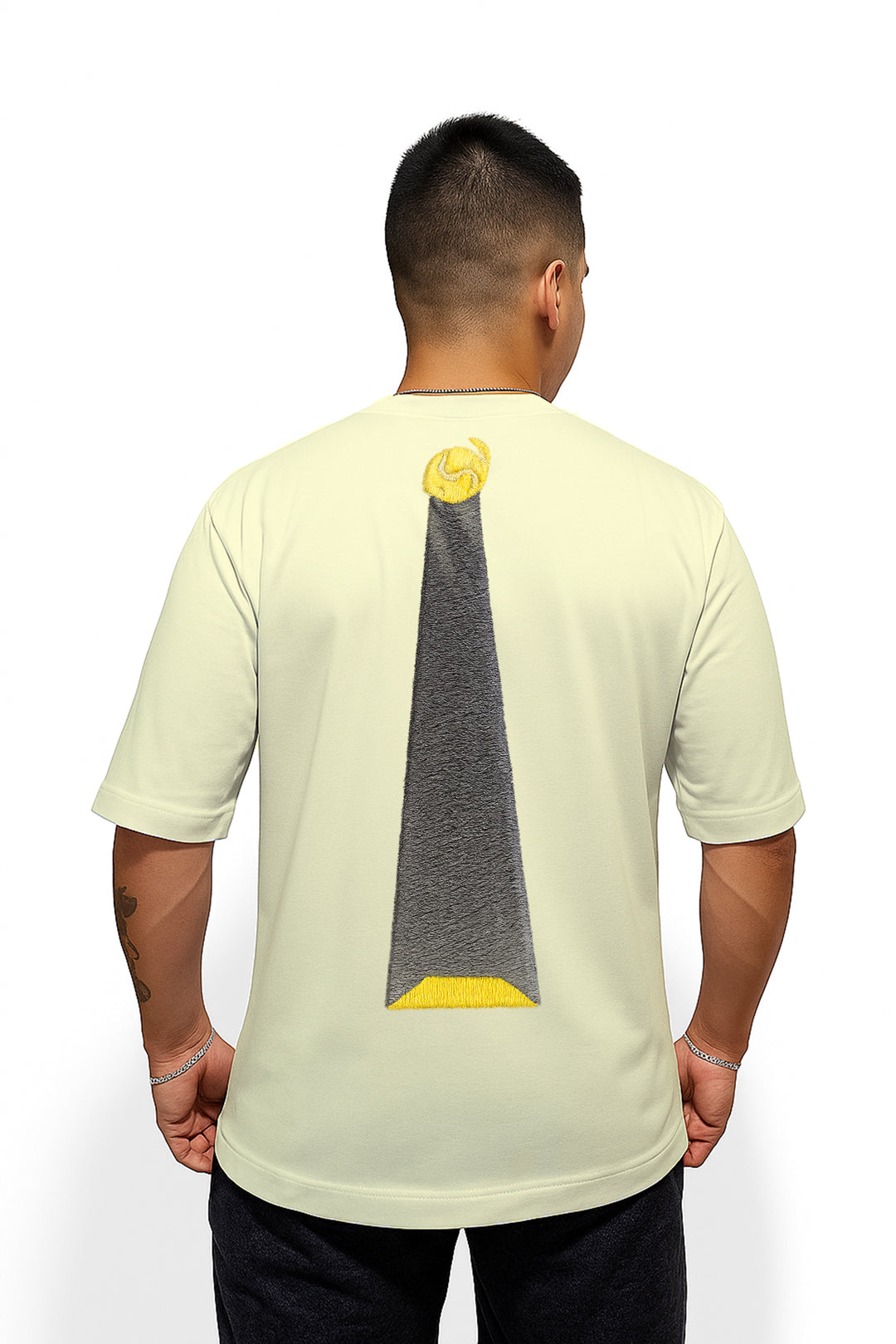 camisa oversize luz 1999 - cream