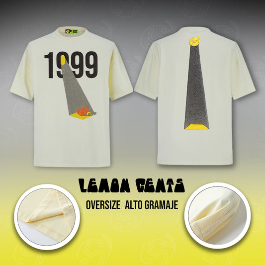 camisa oversize luz 1999 - cream