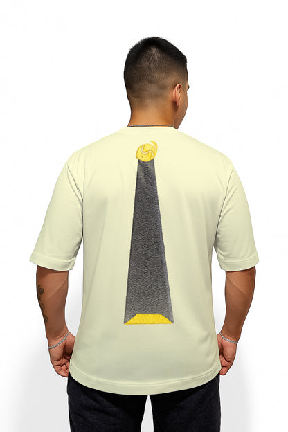 camisa oversize luz 1999 - cream